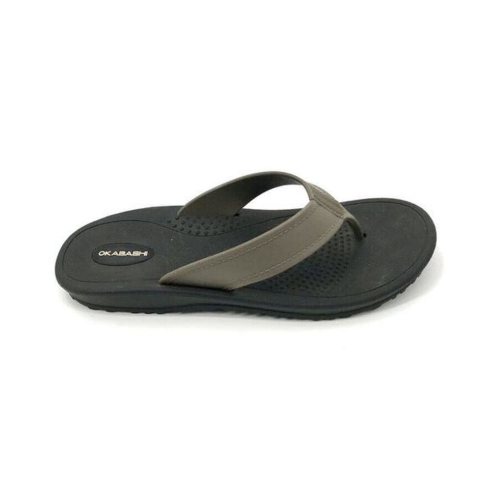 Okabashi Breeze Womens Thong Sandals‎ Green Recycled L